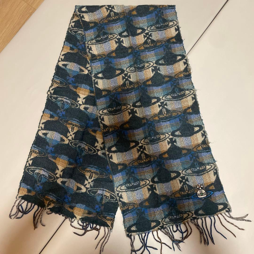 【美品】ヴィヴィアンウエストウッド　チェック柄　オーブ　ユニセックス