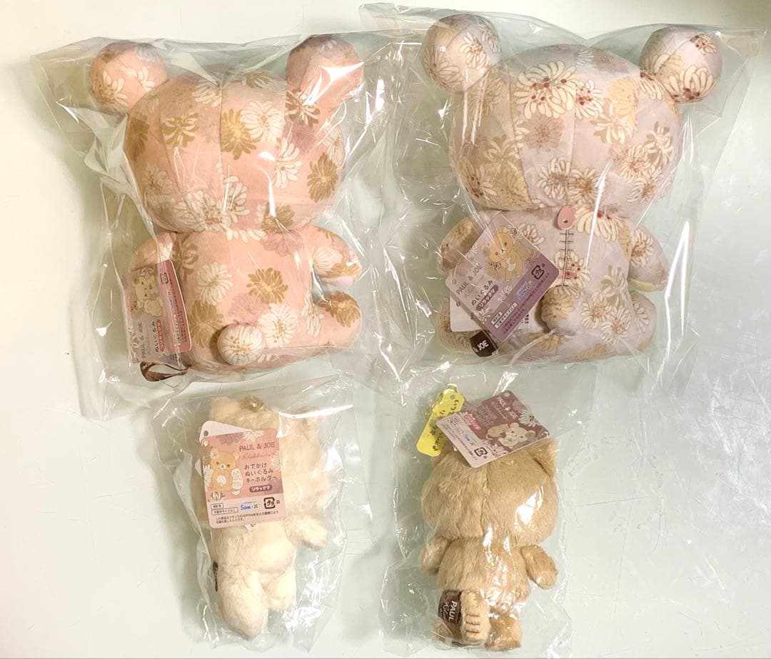 りらっくま×ポール&ジョーコラボ　ぬいぐるみ×4点
