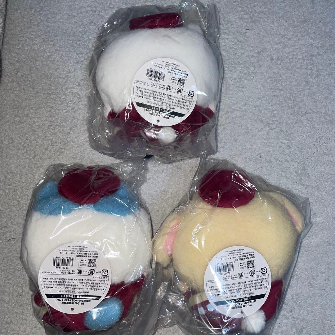 【未開封】【正規品】ちいかわ 阪急電車なほわほわぬいぐるみS 3匹セット