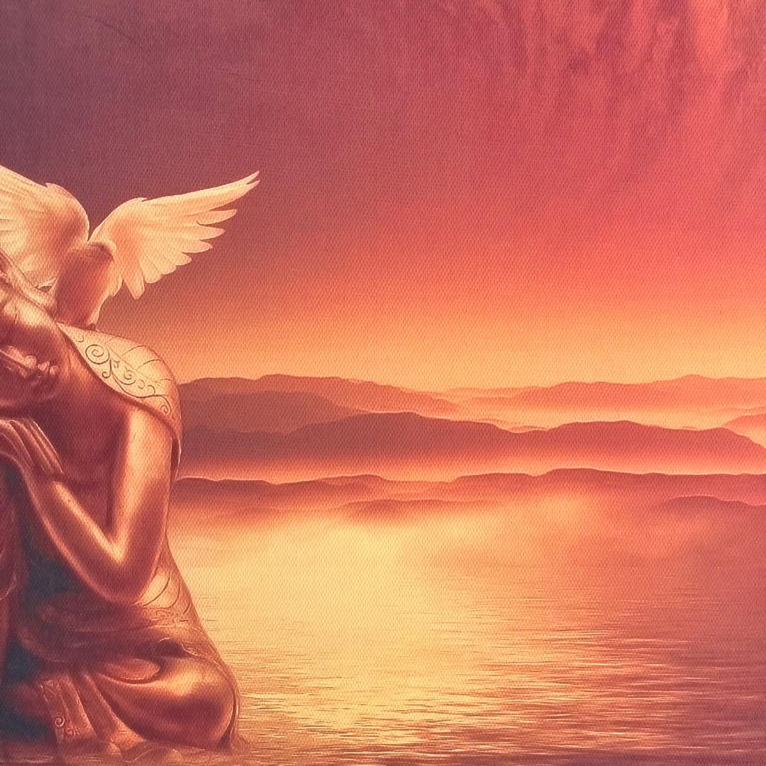 キャンバスプリント 天佛 絵画 額付き インテリア