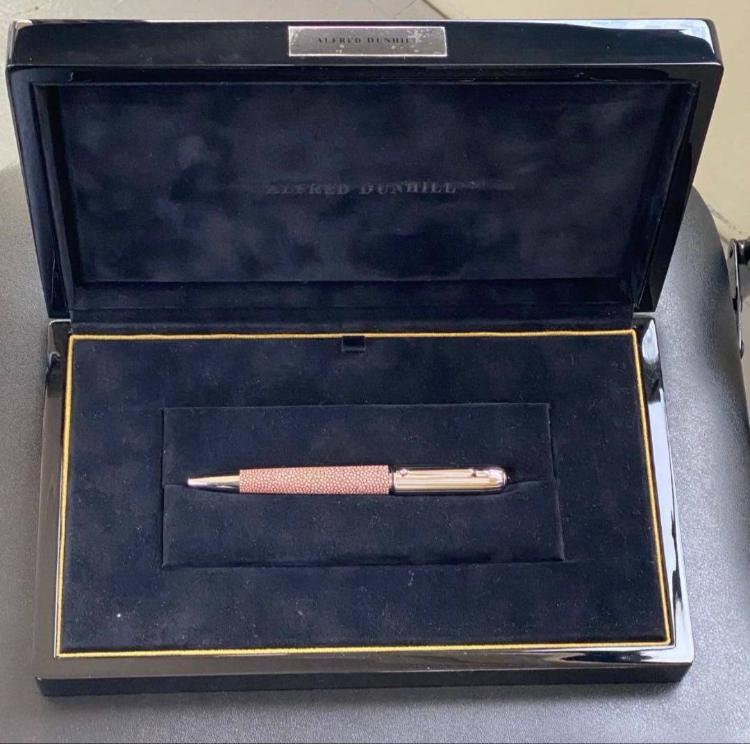 【限定品】ダンヒル サイドカー ガルーシャ革ボールペン　ピアノ塗装ケース付