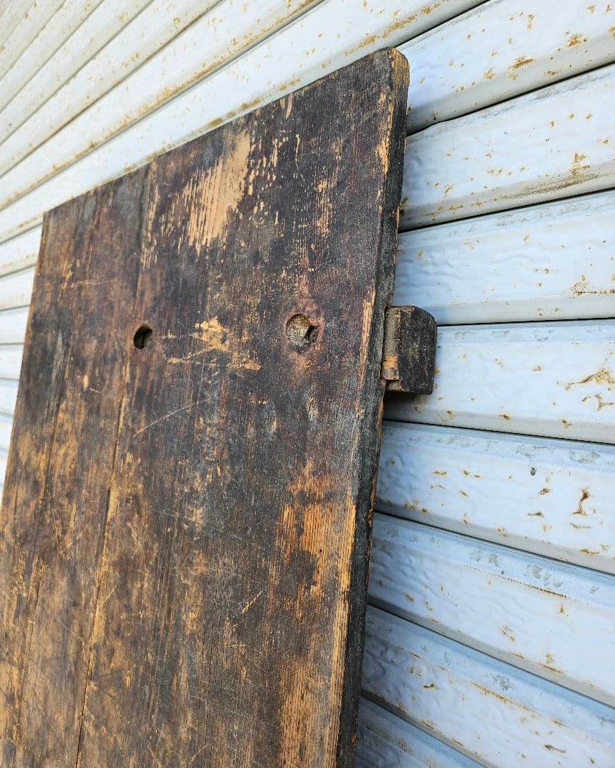 日本のアンティーク 枯れた木の飾り台 裁ち台 古材 古木 裁ち板 作業台