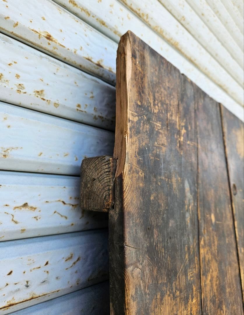 日本のアンティーク 枯れた木の飾り台 裁ち台 古材 古木 裁ち板 作業台