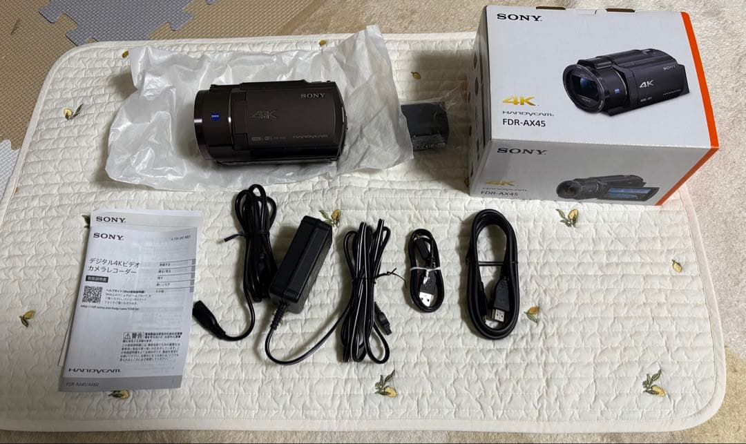 ビデオカメラ SONY FDR-AX45 4K HANDYCAM