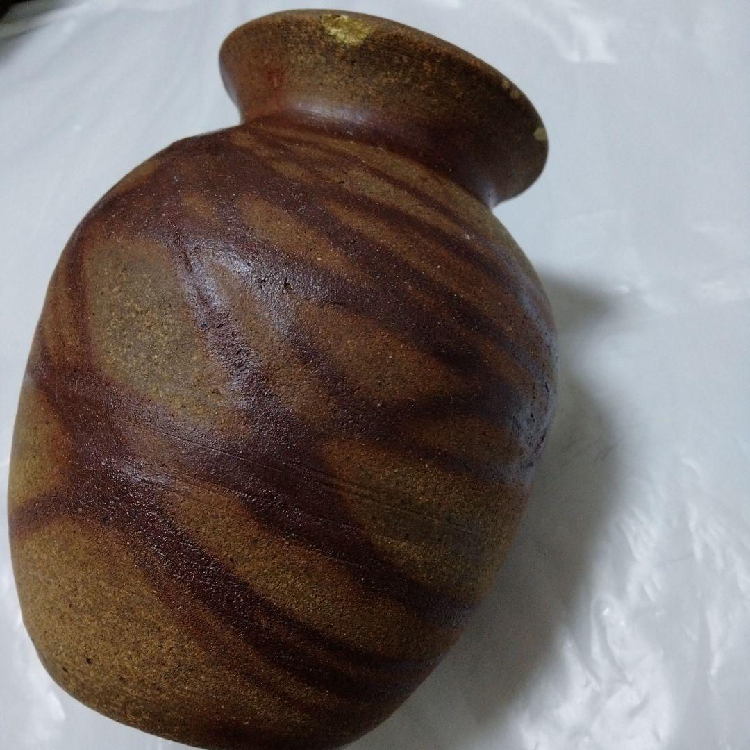 火だすき 緋襷 花器 華道具 茶道具 陶器 花瓶 在銘：榮