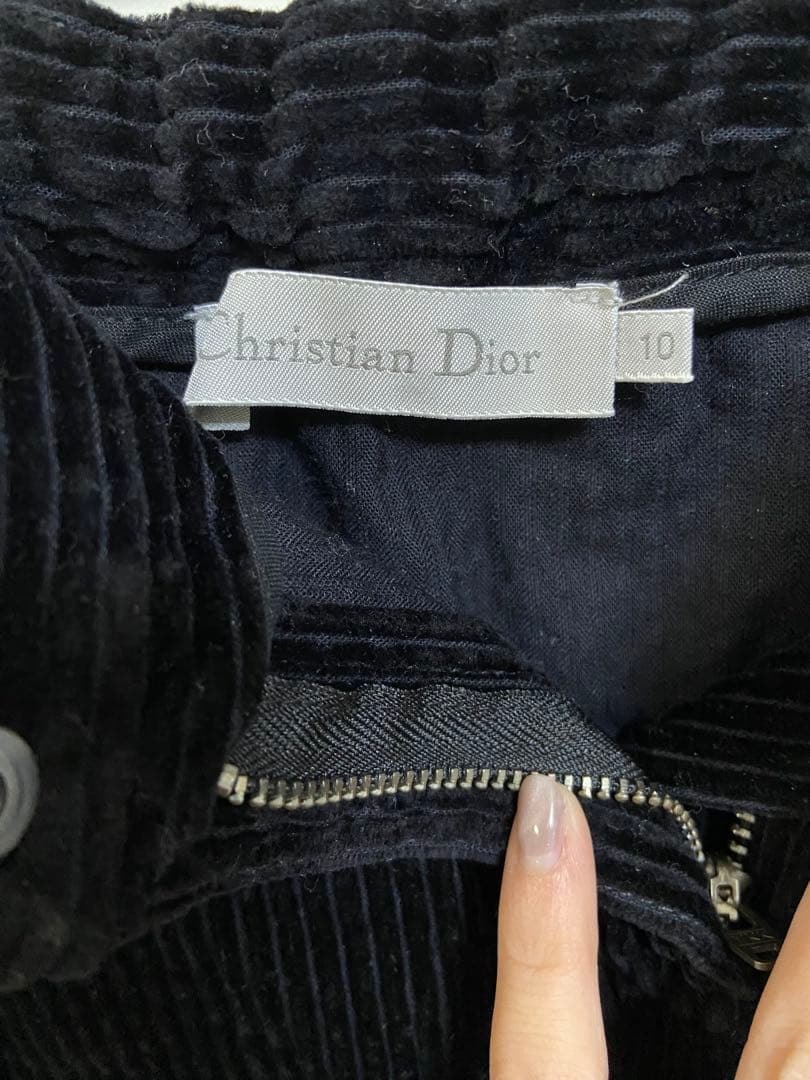 Dior コーデュロイ　ミニスカート