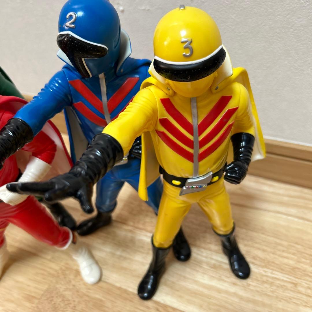 ゴレンジャー　ビックサイズ　ソフビフィギュア　まとめ売り　約30cm