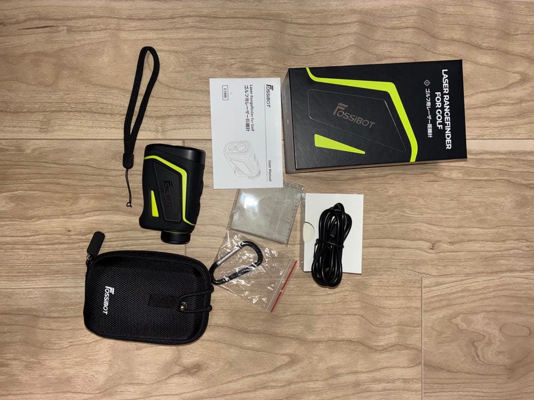 Fossibot ゴルフ用レーザー距離計 C1000 Black