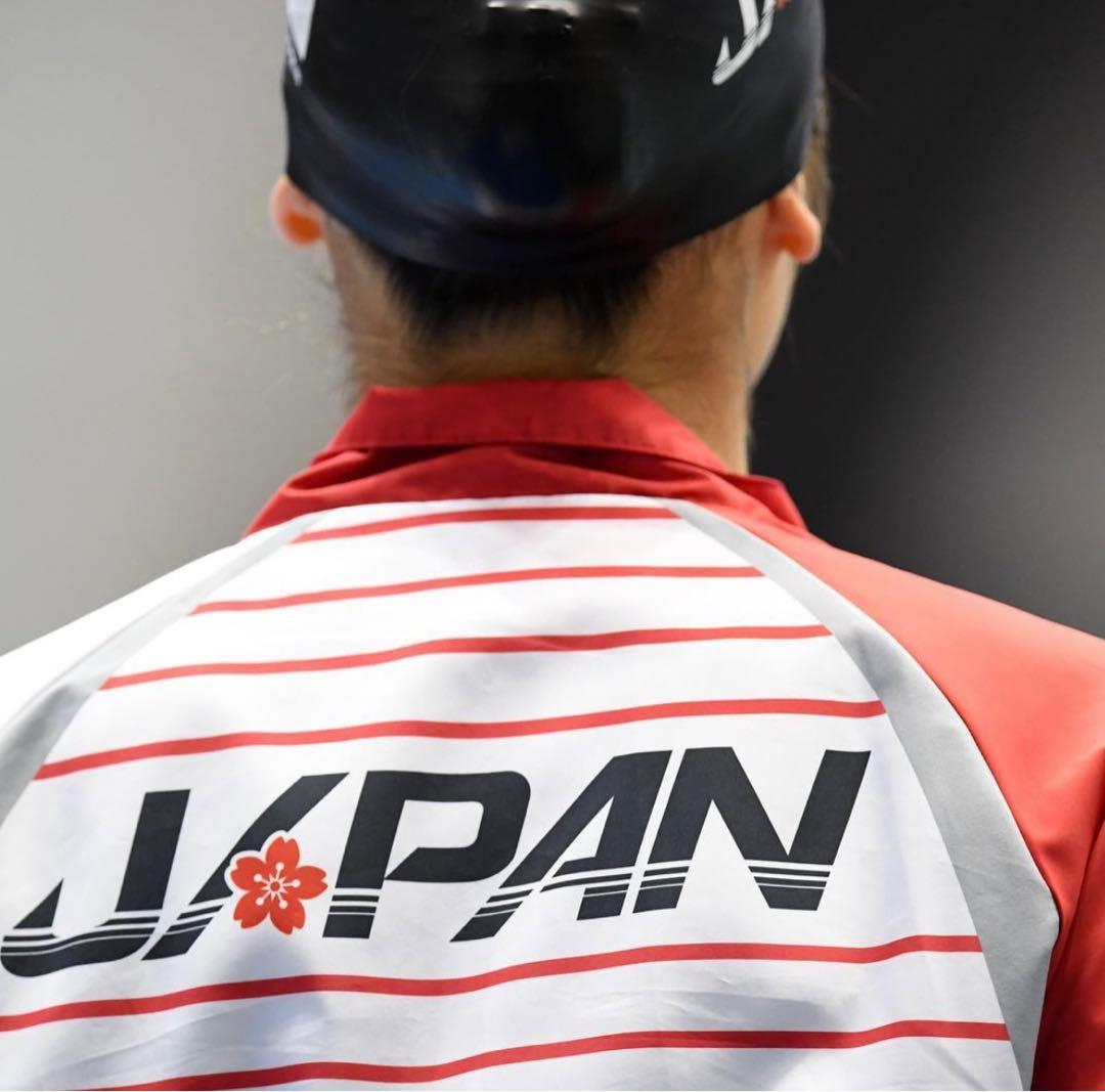 魚虎【トビウオジャパン支給ポロシャツ】XOパンパシ水泳競泳日本代表