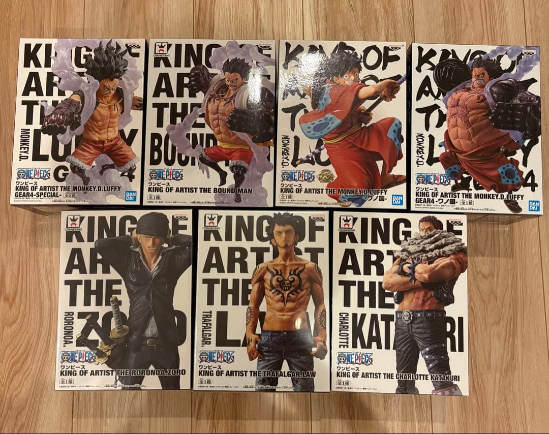ワンピース　フィギュア　KING OF ARTIST まとめ売り