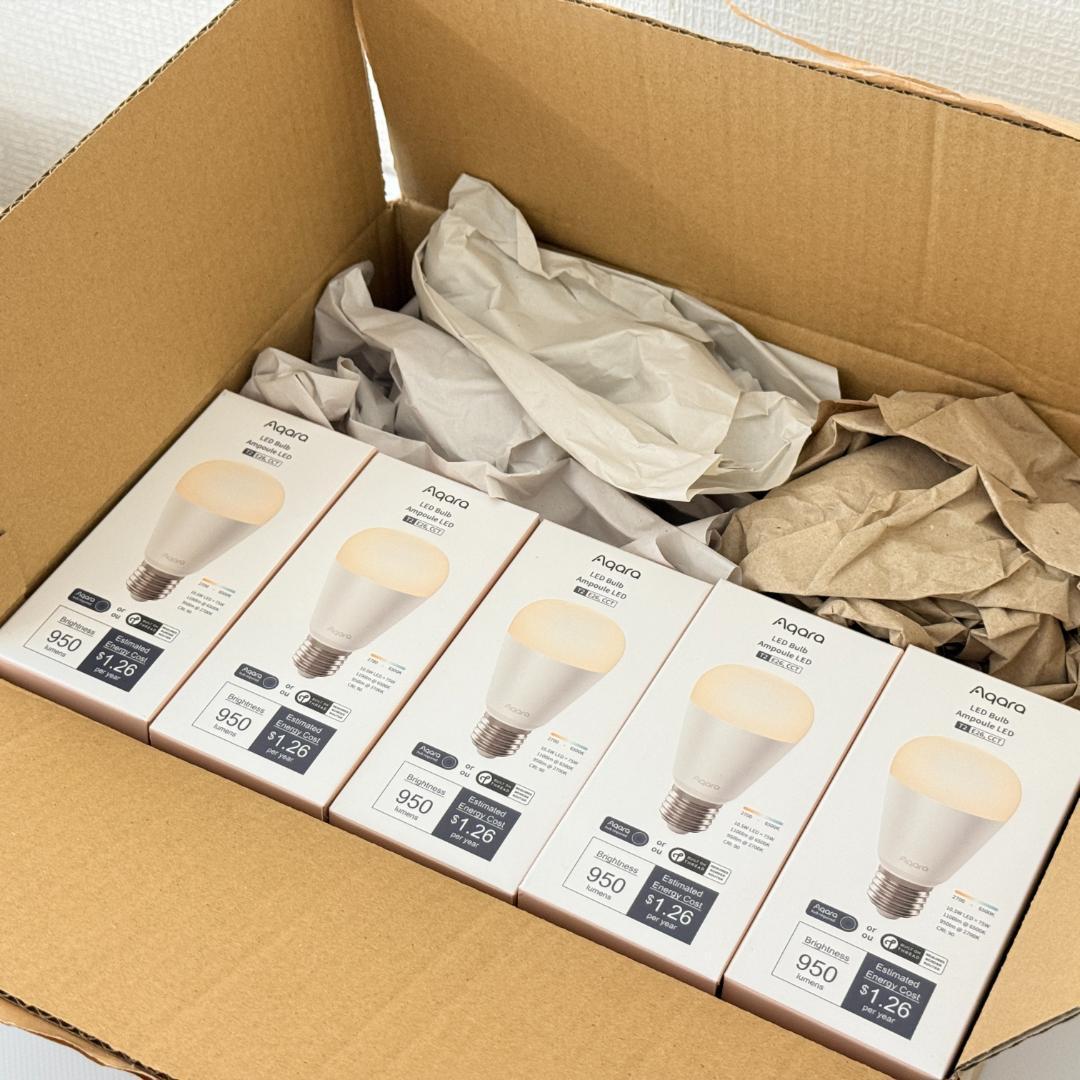 【5個セット】Aqara LED 電球 T2 E26口金 CCT