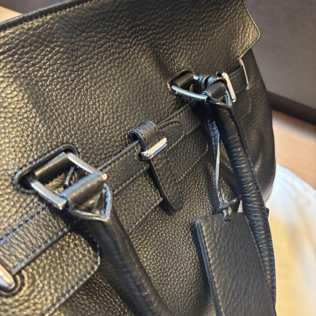 PELLE MORBIDAブラックビジネスバッグ　MB026A