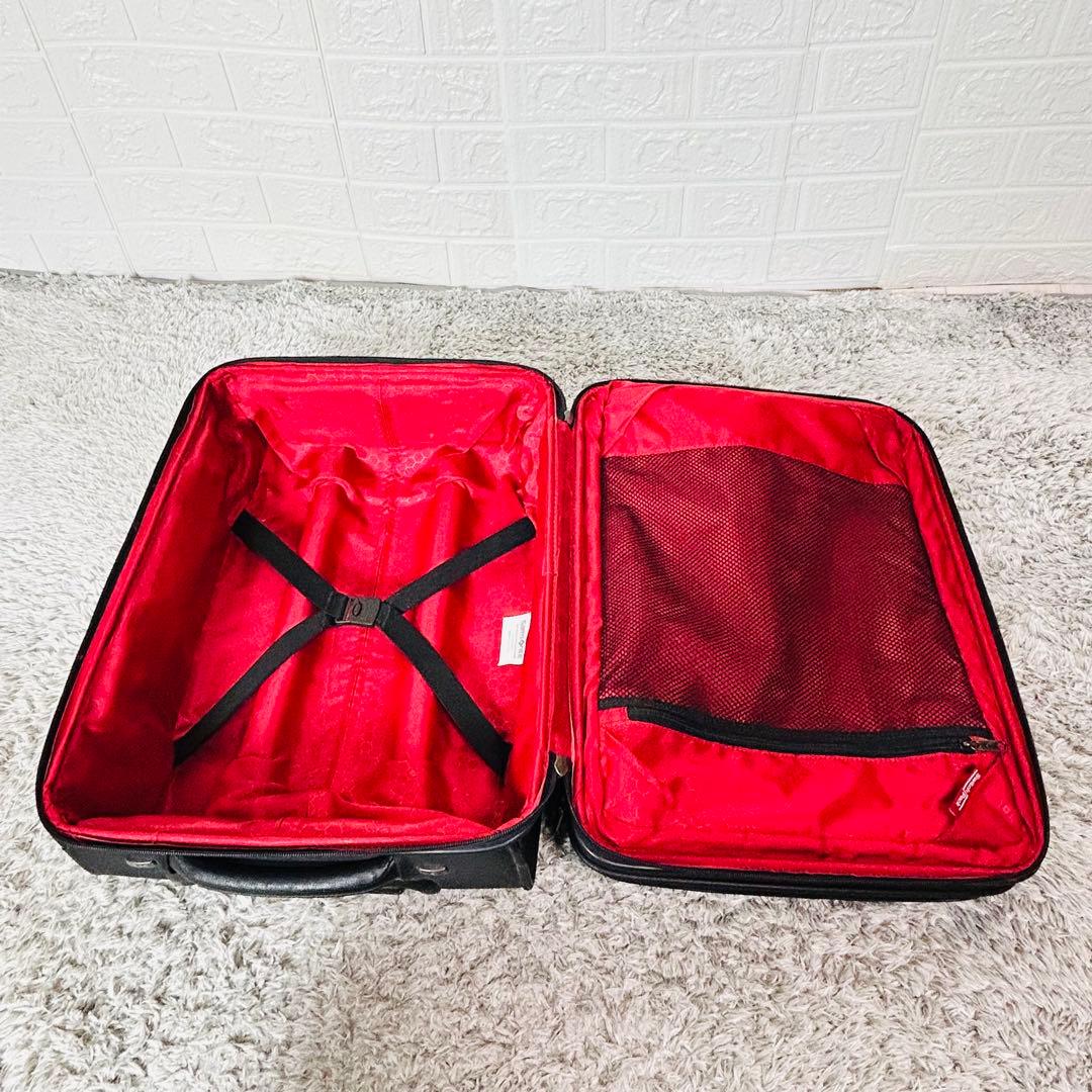 サムソナイト キャリーケース 機内持込可 TSAロック付 2輪 ブラック