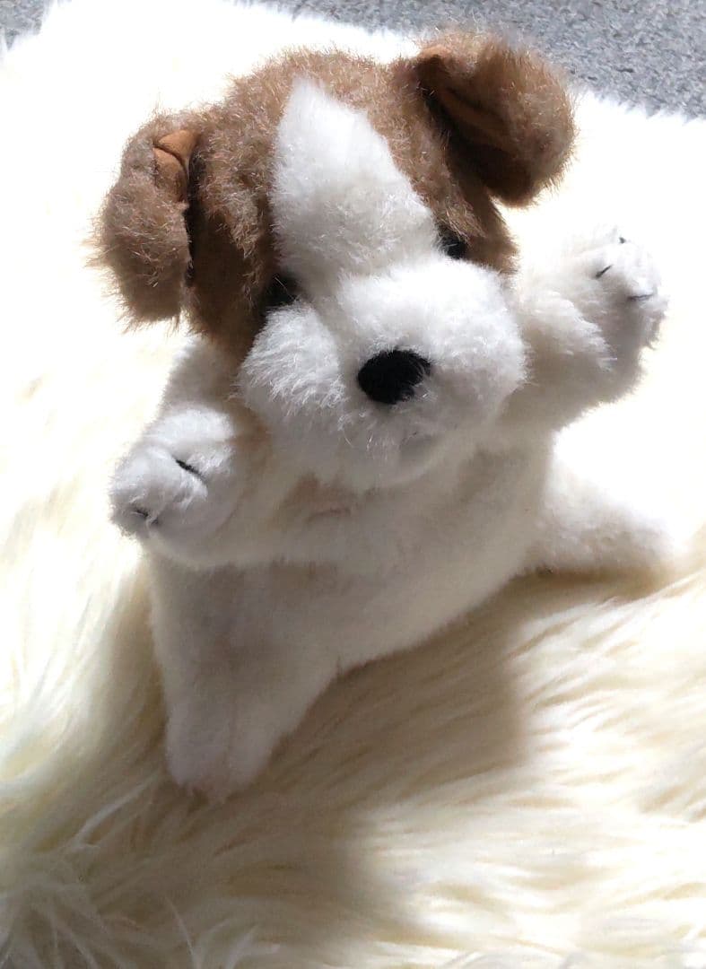 激レア ファースト社　昭和レトロ　犬 パペット　ぬいぐるみ 日本製