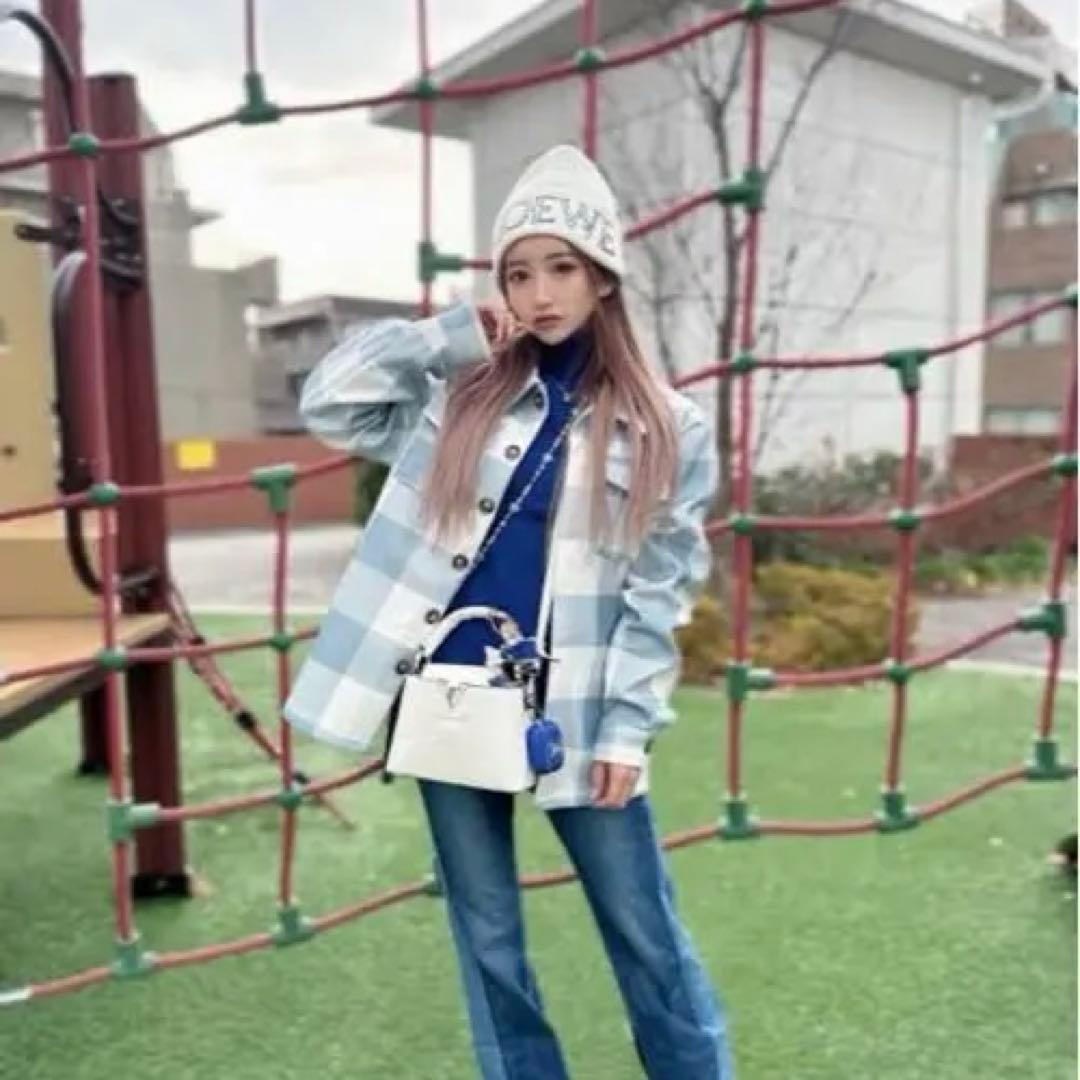 LOEWE ウール ビーニー ホワイト