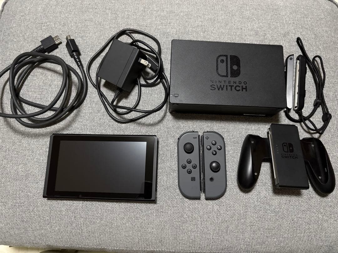 ★純正有線LANアダプター付き★Nintendo Switch本体 グレー