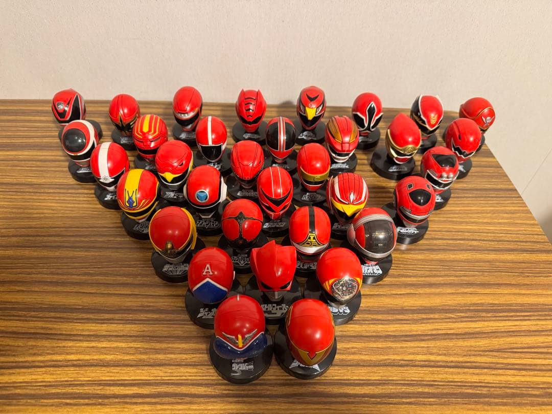 スーパー戦隊マスクコレクション〜赤の伝説〜35点セット