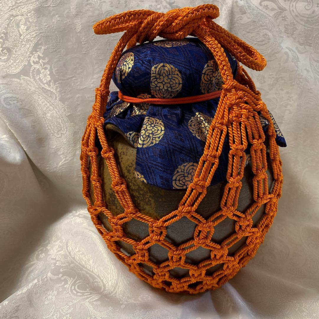 飾壺　茶道具　備前焼　陶峰作　裏千家