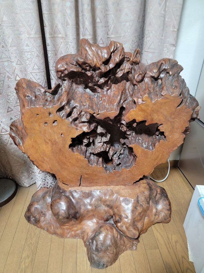 衝立　木製　インテリア　和風　オブジェ　レトロ　置物　ヴィンテージ　アンティーク