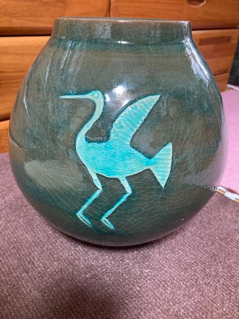 新開寛山先生作　花瓶