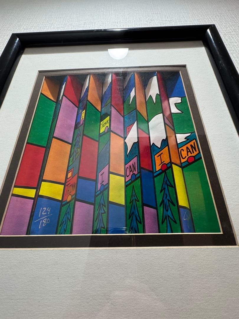 3D アートリトグラフ　「I THINK I CAN」 限定124/180