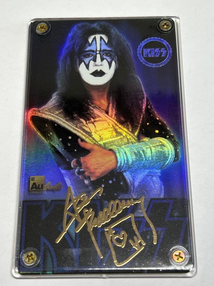 エース・フレーリー(KISS)純金製カード　シリアルナンバー24k証明書付き