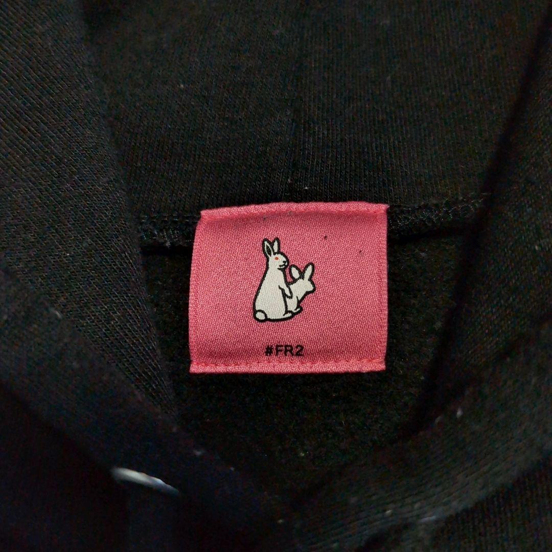 極美品✨️ FR2 パーカー ファイヤーパターン 色情兎 bunny 妖艶 希少