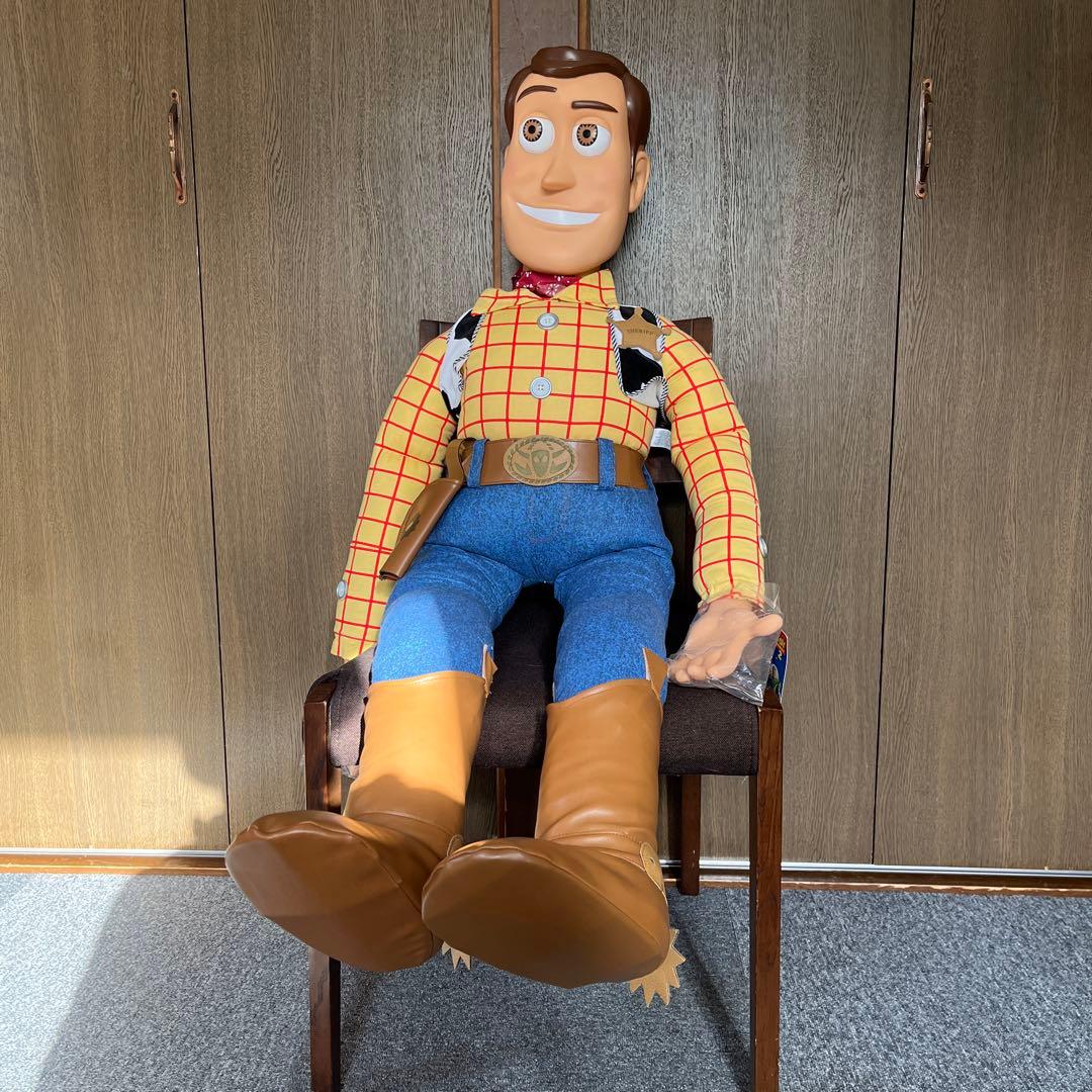 ディズニー　トイストーリー　ウッディー　等身大　フィギュア　巨大　特大　BIG