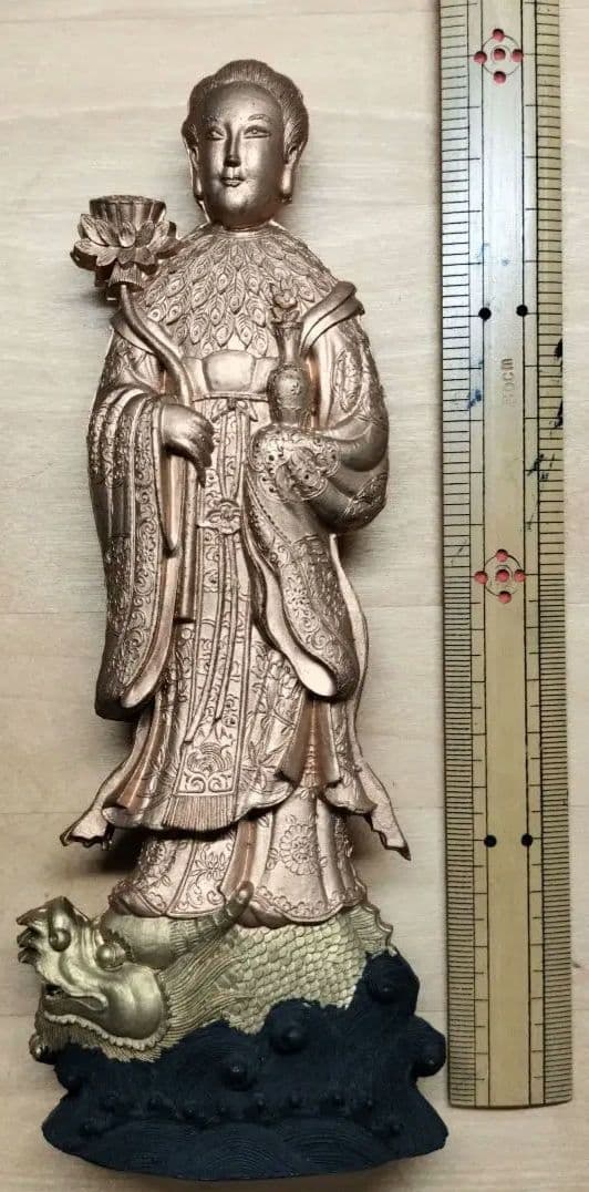 中国古墨 徽歙曹素功堯千氏監製 人形墨