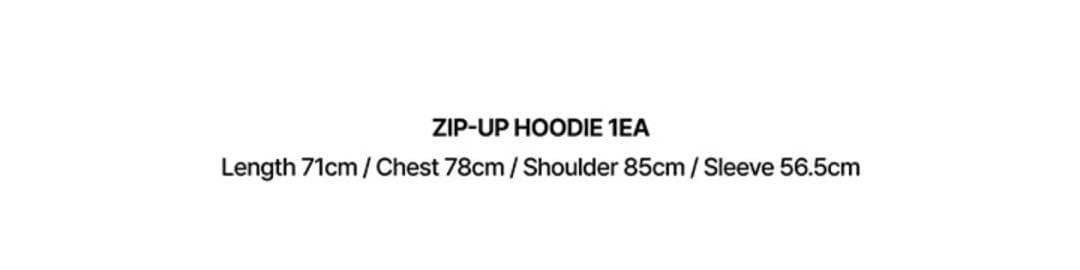 BABYMONSTER ブラック ジップアップパーカー