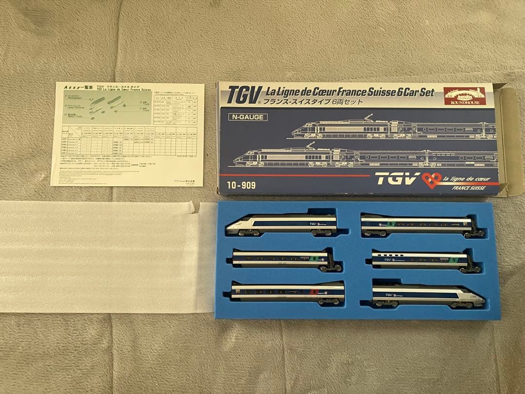 【ROUNDHOUSE】 TGV フランス・スイスタイプ6両セット(絶版品)