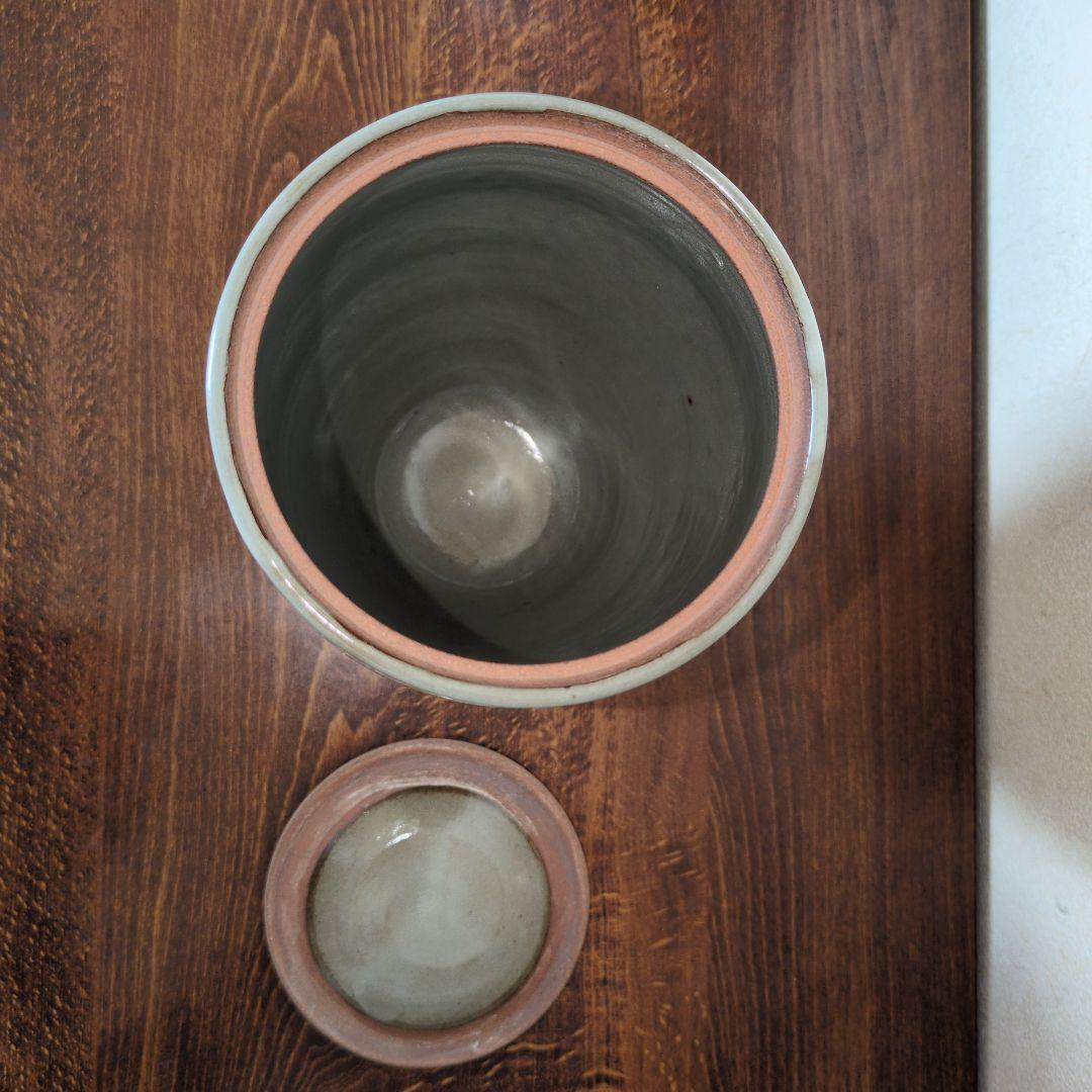 中置　細水指　京都清水焼　三島　森里陶楽　共箱　茶道具