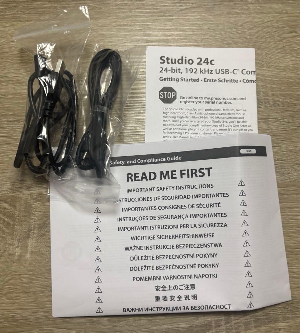 PreSonus studio 24c オーディオインターフェイス