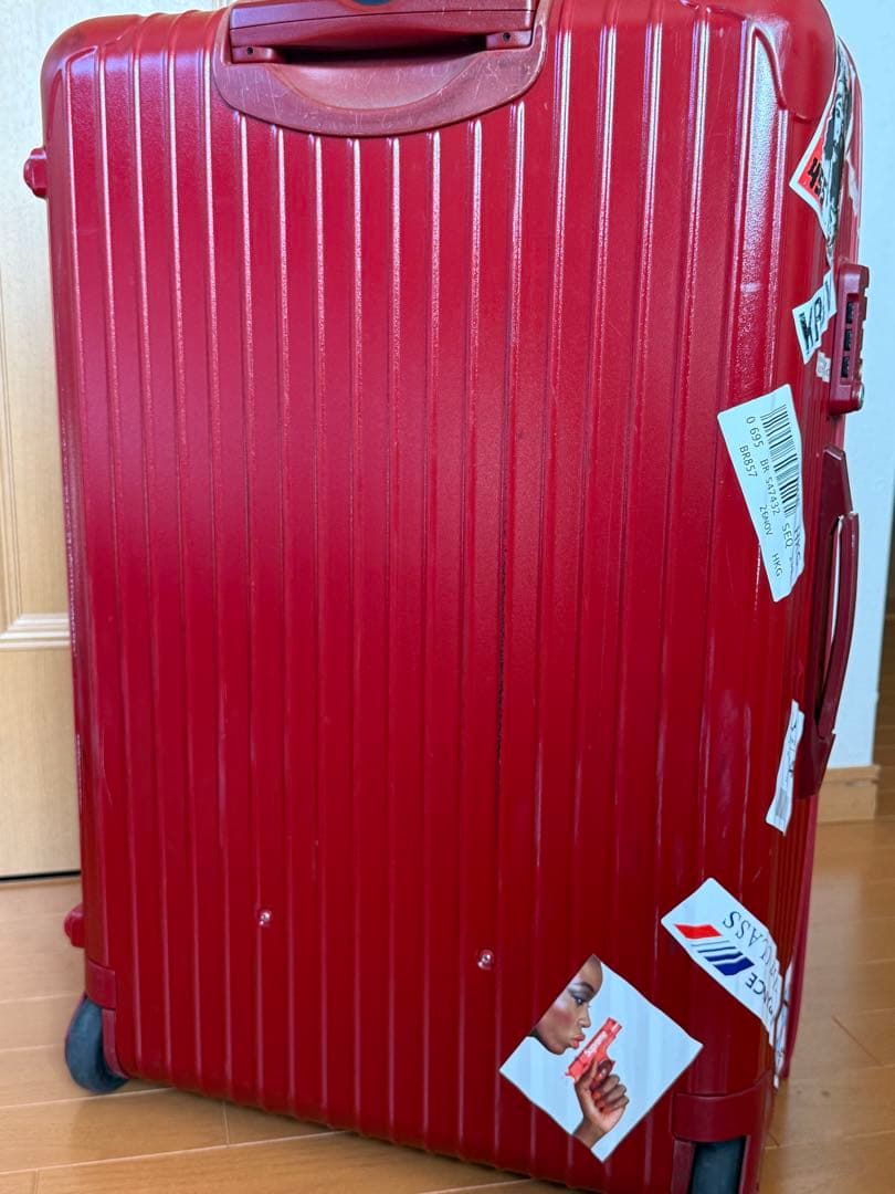 RIMOWAリモワ　サルサ　2輪　レッド 赤　ステッカー　スーツケース