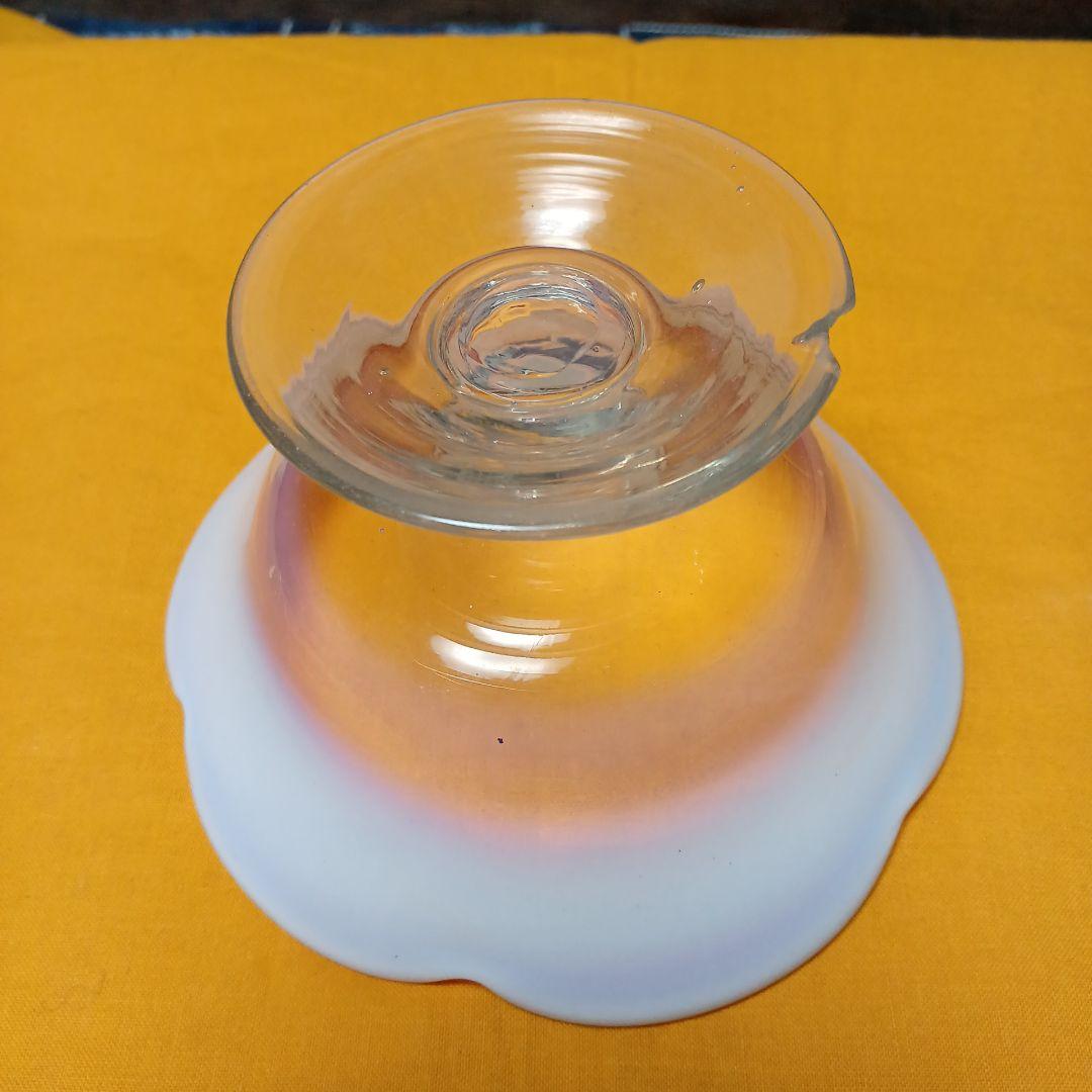 アンティーク氷ガラスカップ　3客