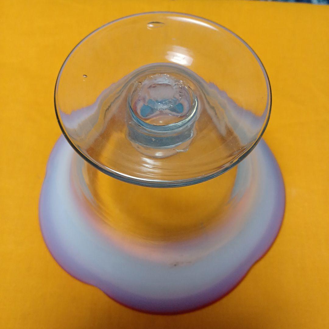 アンティーク氷ガラスカップ　3客