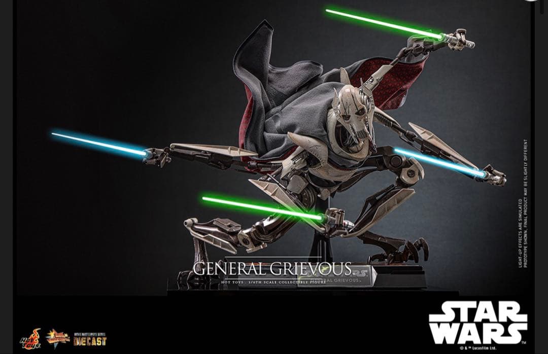 ホットトイズ スター・ウォーズ シスの復讐 グリーヴァス将軍