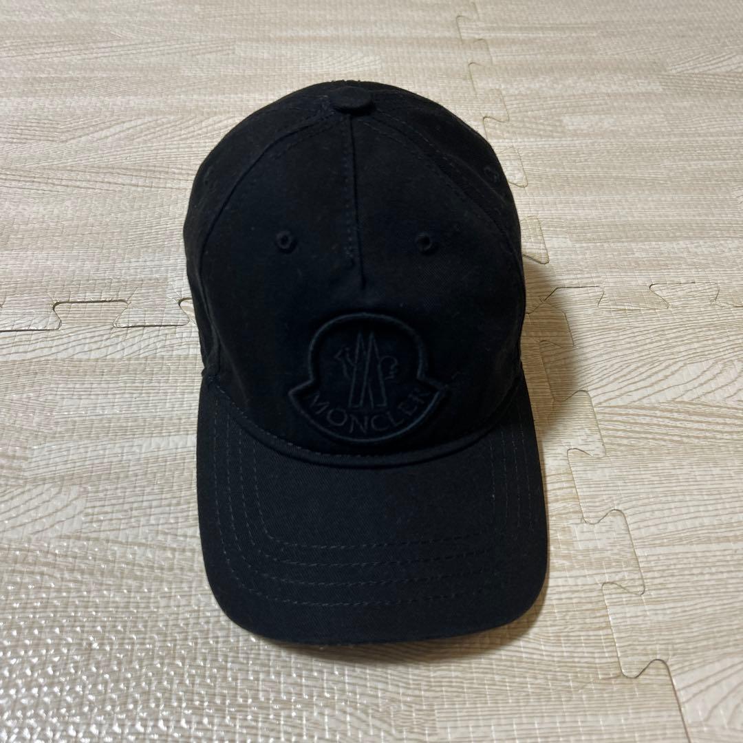 MONCLER キッズキャップ　ブラック　S