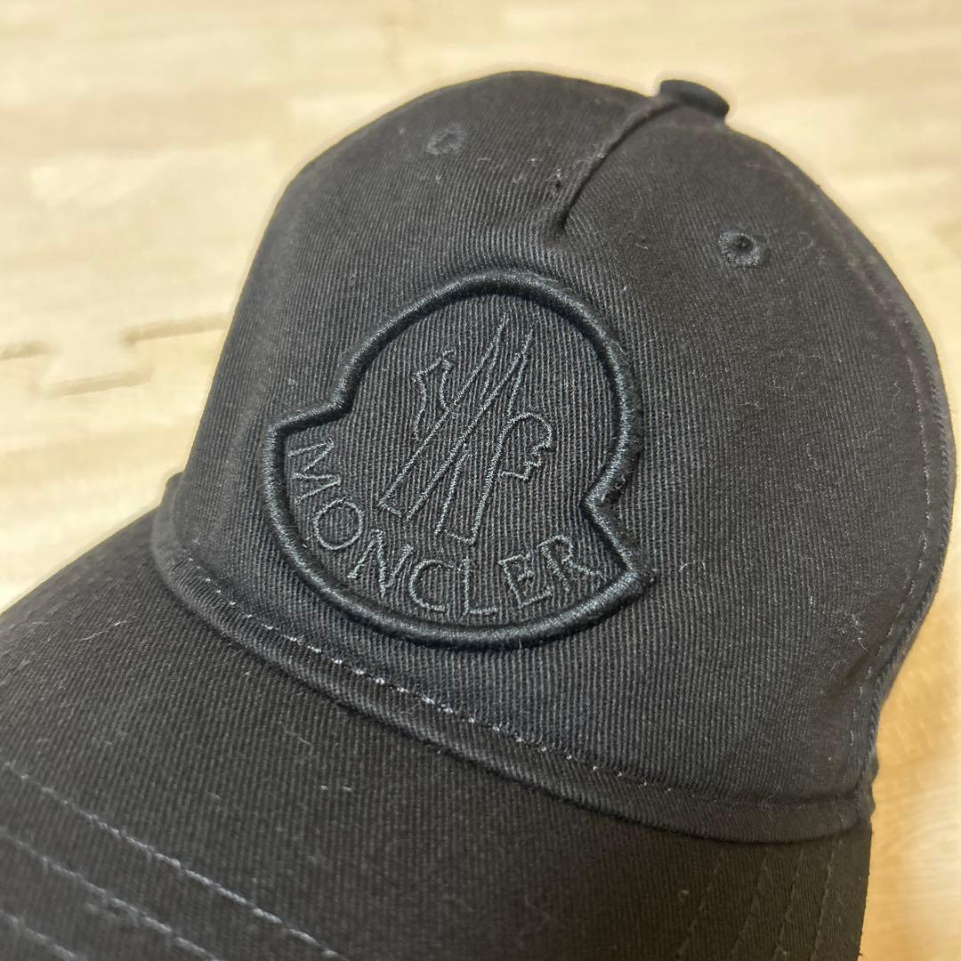 MONCLER キッズキャップ　ブラック　S
