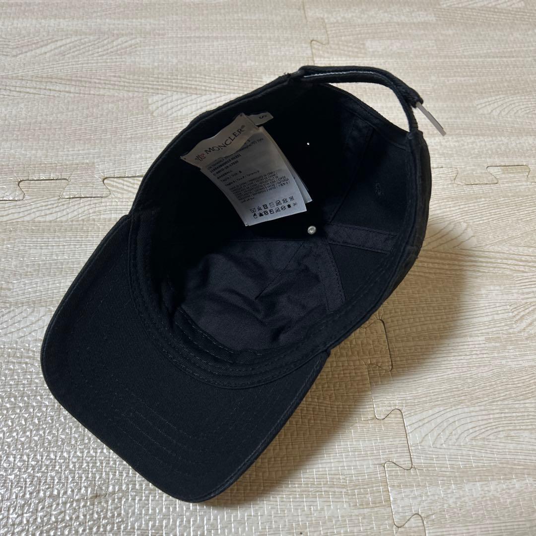 MONCLER キッズキャップ　ブラック　S