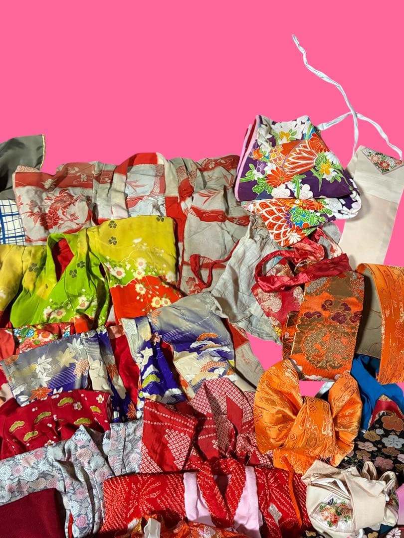 市松人形　着物　小物　大量セット