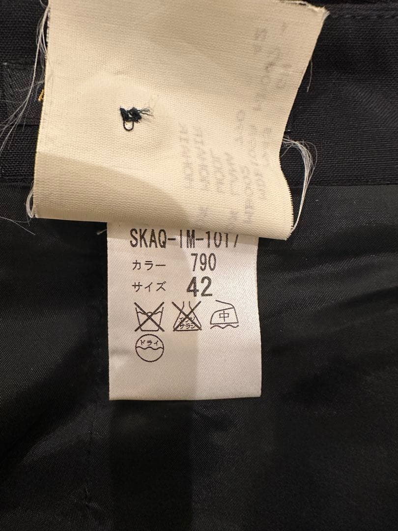 Alexander McQueen タイトスカート スリット入り 膝丈