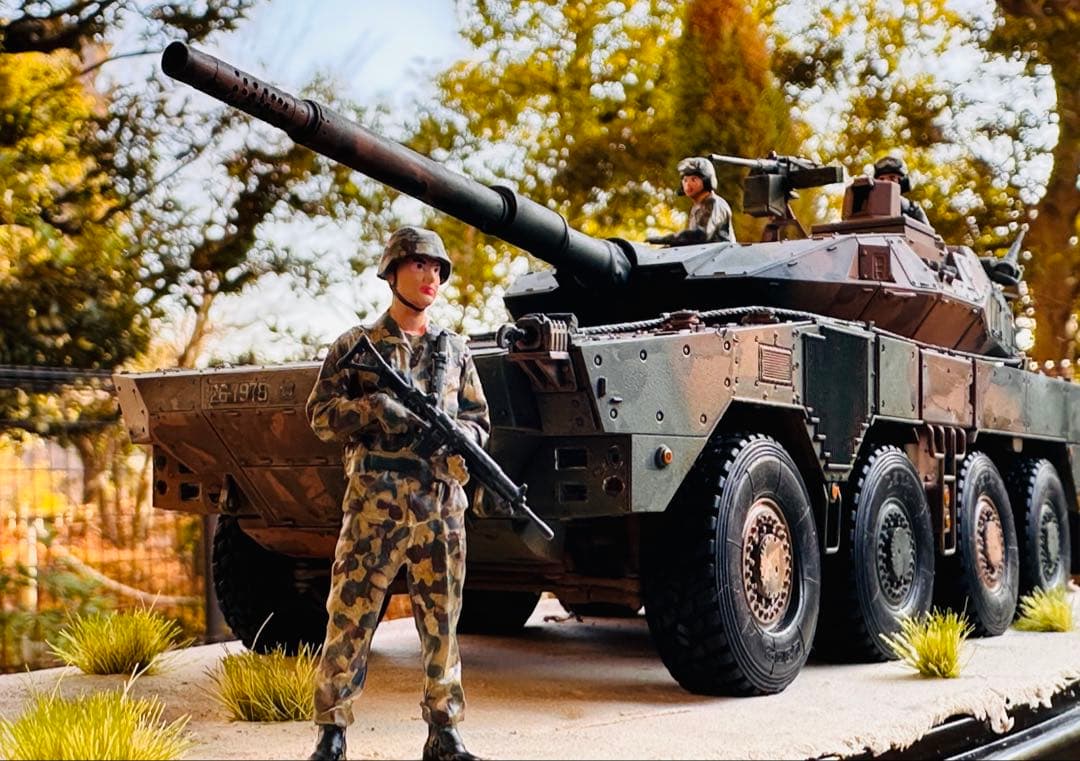 完成品プラモデルタミヤ1/35スケール 陸上自衛隊16式機動戦闘車C5ウインチ付