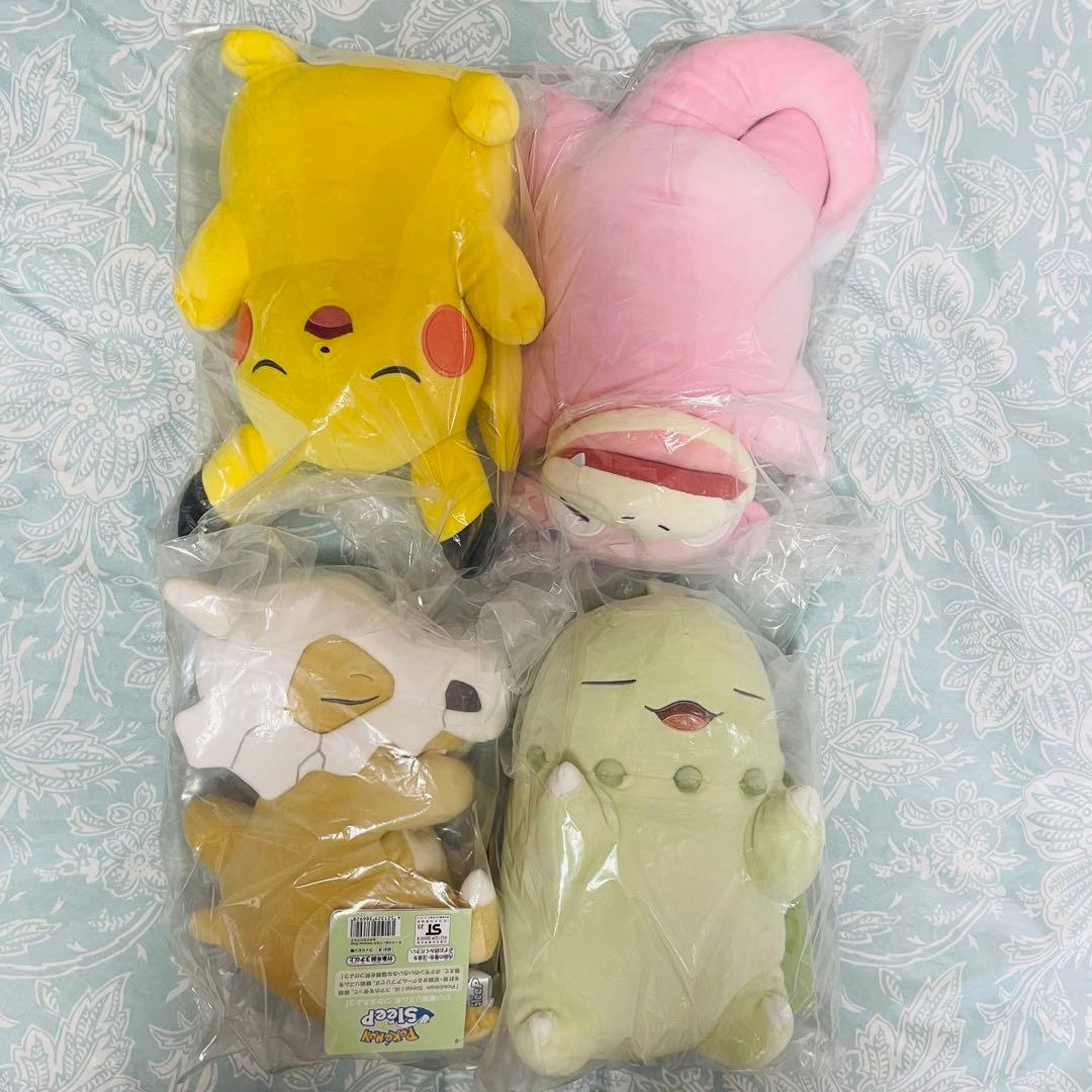 もっちり ぬいぐるみ Pokemon Sleep 4個セット