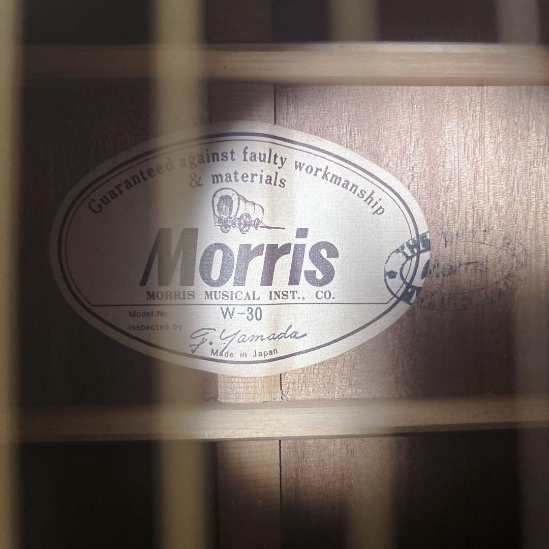 美品　Morris W-30 モーリス アコースティックギター 日本製