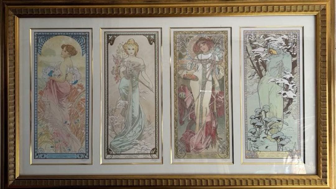 Alphonse Mucha 【四季】フルセット