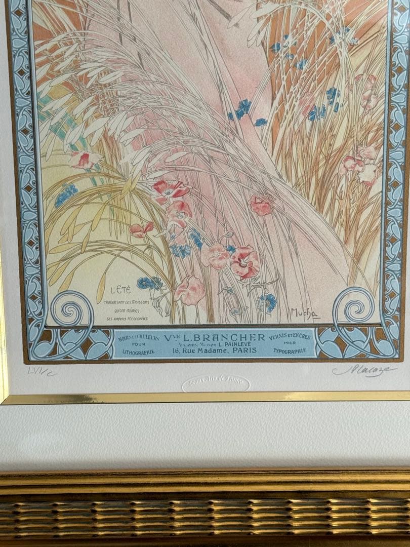 Alphonse Mucha 【四季】フルセット