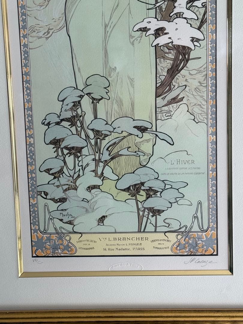 Alphonse Mucha 【四季】フルセット