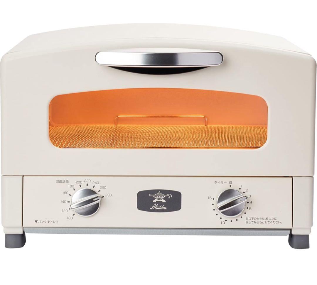 【新品】グラファイトトースター ホワイト AET-GS13C WF