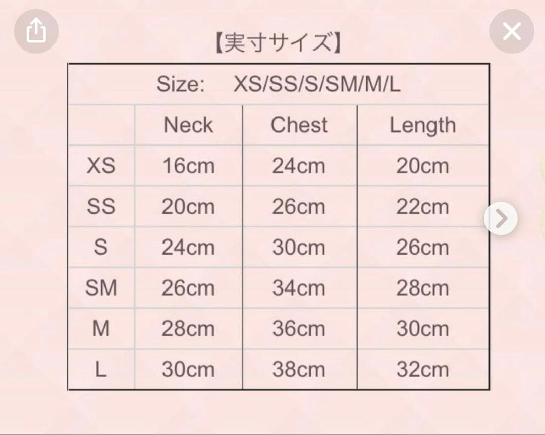 【美品】for pets only ハートビジュー付きニットM